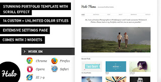 Halo: Stunning WordPress Portfolio Theme