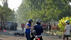 Ledakan terjadi di depan Gereja Katolik Santa Maria Tak Berceka, Ngagel Surabaya