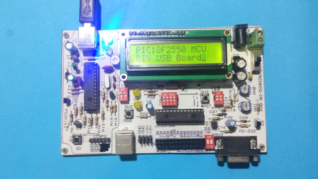 DIY PIC18F2550 USB Board