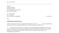 Surat Rasmi Permohonan Penyelarasan Gaji