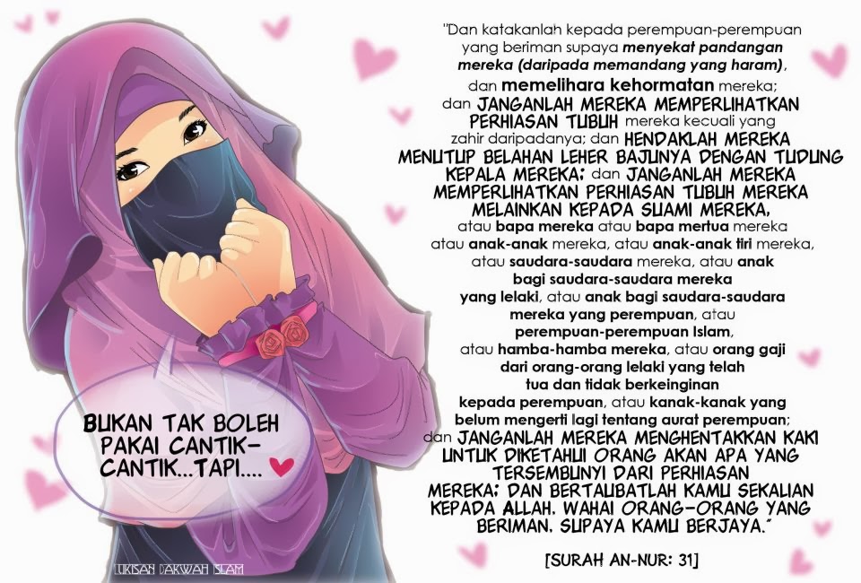 Gambar kata-kata Muslimah untuk motivasi - Animasi Korea 