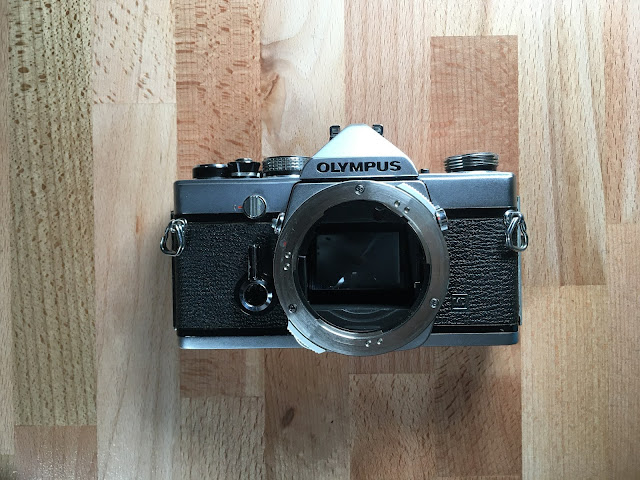 Front photo of Olympus OM-1