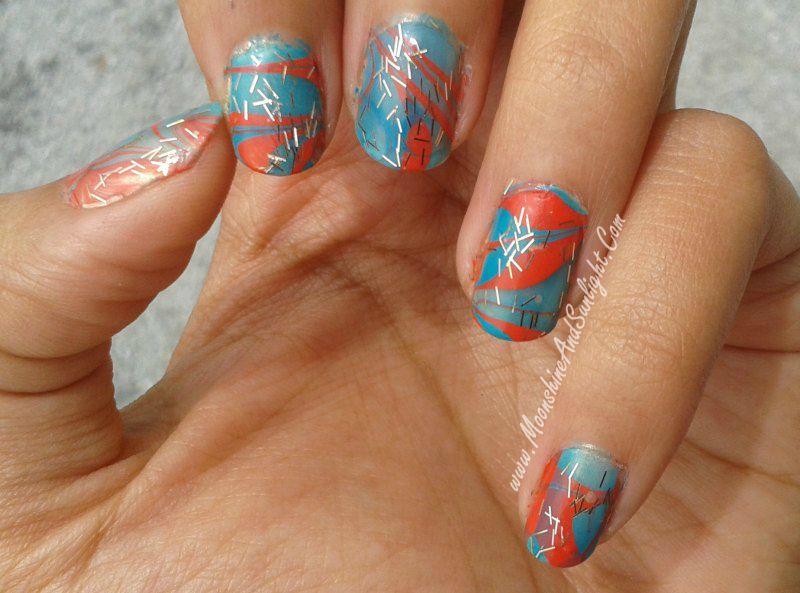 Water Marble Nails Are TikTok's Biggest Nail Trend Right Now | Grazia