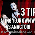 Top 3 tips for creating your own work as an actor - WoB Groups 