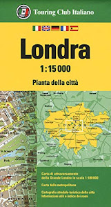 Londra 1:15.000. Pianta della città