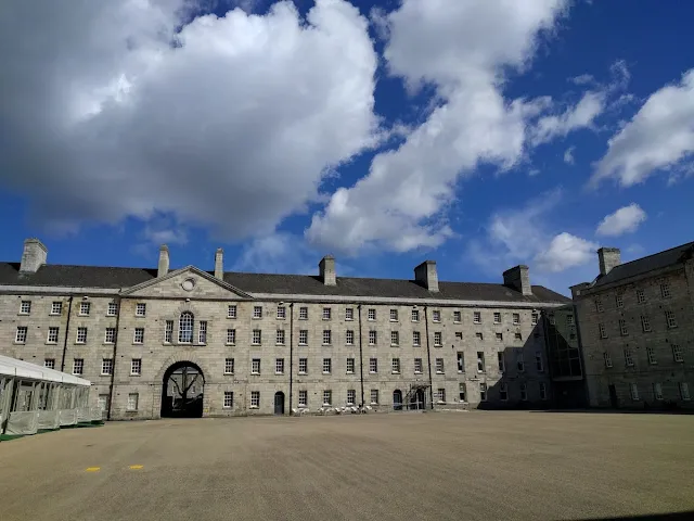 Collins Barracks in Dublin in June