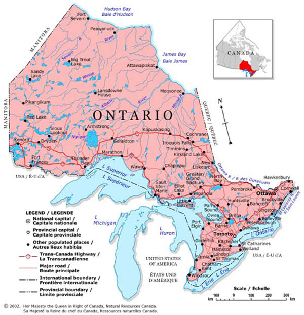 map of ontario cities Ontario Regions Map Map Of Canada City Geography map of ontario cities