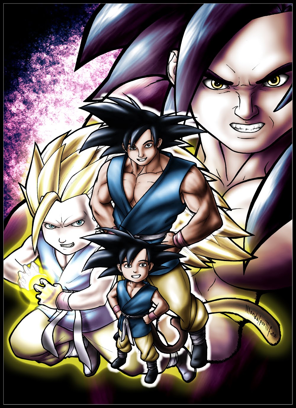 las imagenes mas chidas de goku - Goku Super Sayayin 7 – Evil Goku (Dragon Ball AF) marbal