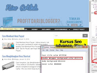 Cara Mengganti Warna Template Blog Dengan Metode Elemen