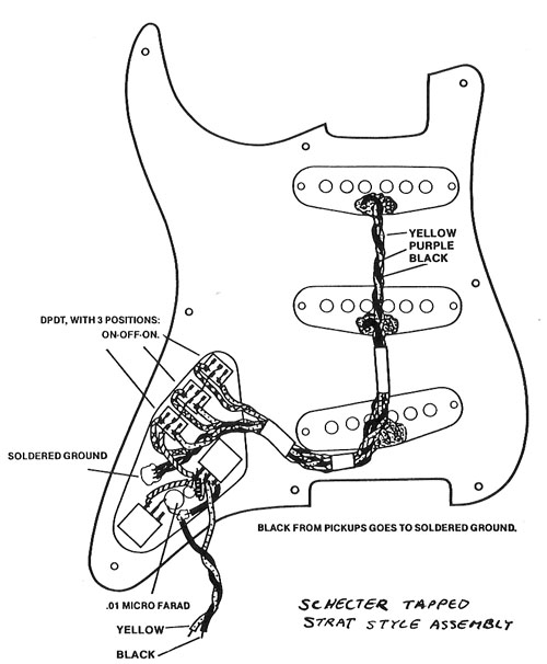 Strat Pickguard Wiring Diagram