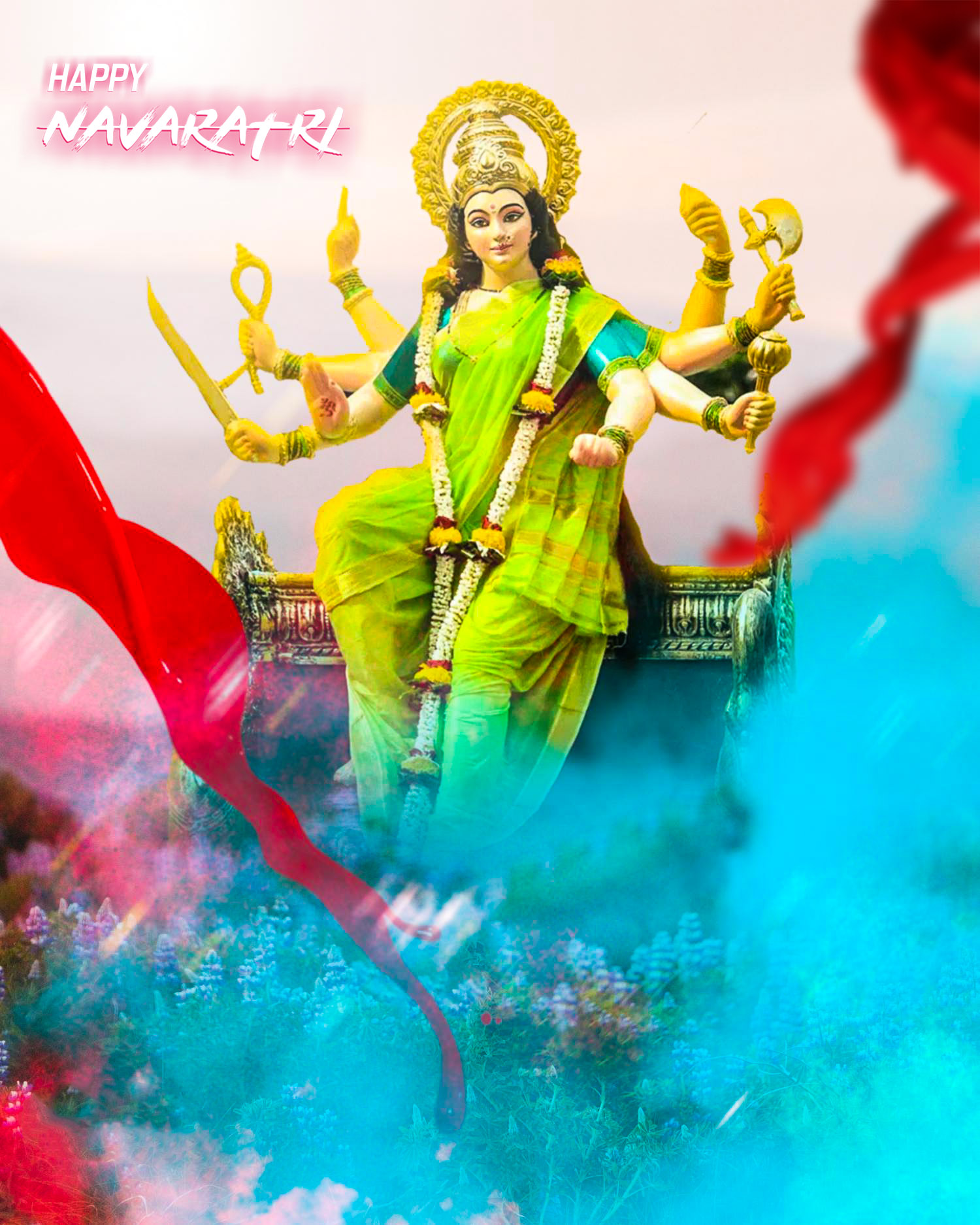 Durga maa photo editing background