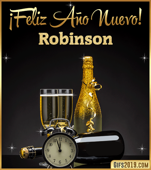 Feliz año nuevo robinson