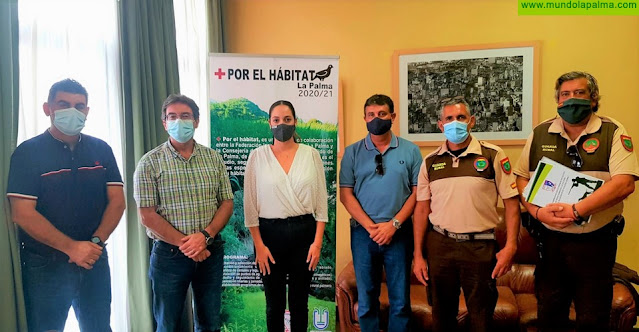El Cabildo de La Palma colabora con la Federación Insular de Caza en el proyecto ‘Por el hábitat’