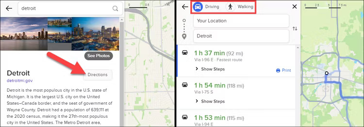 DuckDuckGo Uses Apple Maps for Directions