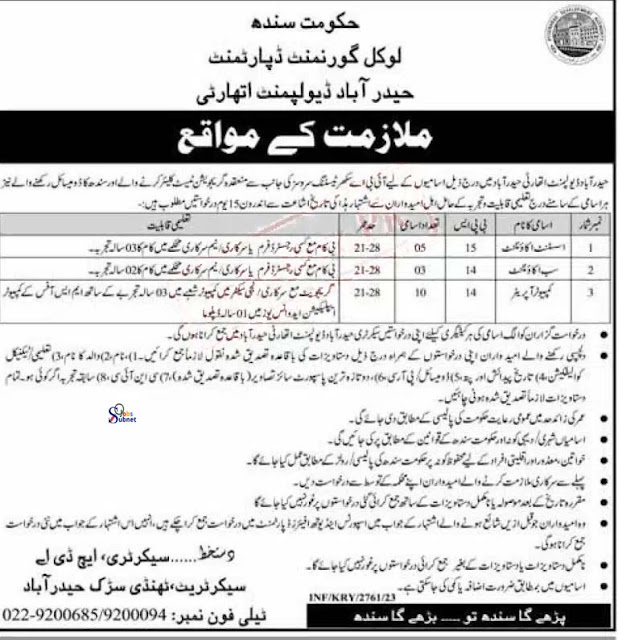 Latest Local Government Board Jobs 2023 in Sindh (660+ Post)