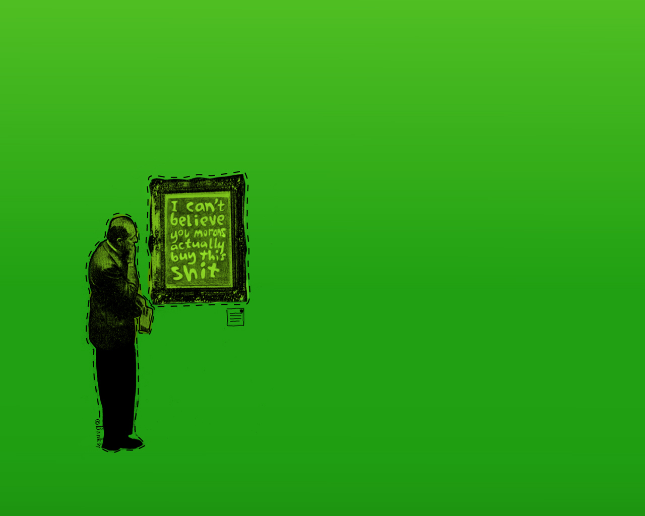 Banksy Wallpaper. Posted by LOLcomics at 8:41 PM · Email This BlogThis!