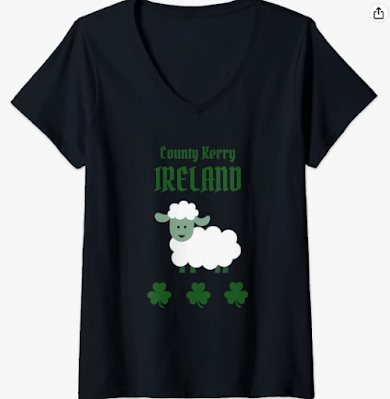 County Kerry Ireland Souvenir Shirt with Sheep