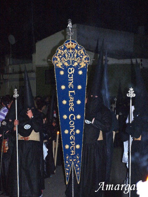 semana santa sevilla 2010 salida de las tres caidas de triana. semana santa sevilla 2010