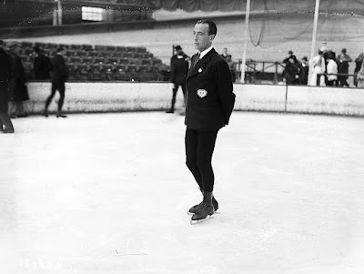 Photograph of Olympic Gold Medallist and World Figure Skating Champion Ernst Baier