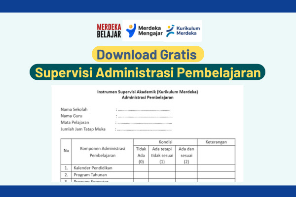 Download Gratis Supervisi Administrasi Pembelajaran - www.pengajarpedia.com