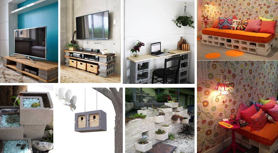 CREATIVE DO IT YOURSELF CINDER BLOCK PROJECTS FOR YOUR HOME - Home Decor