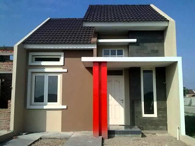 Desain rumah minimalis modern 1 lantai type 45