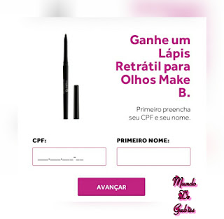 O Boticário : Promoção Make B. Lápis Retrátil 