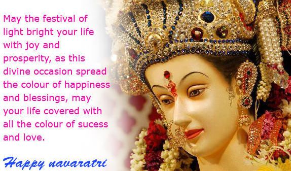 Happy Navaratre Messages SMS Wishes Blessings Images Wallpapers