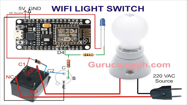 rangkaian wifi switch