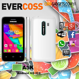 Harga dan Spesifikasi Evercoss A5K, Smartphone Android 400 Ribuan Terbaru