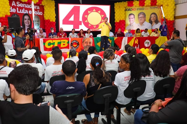 Movimentos sociais promovem grande ato público em apoio às candidaturas de João, Lucas e Pollyanna
