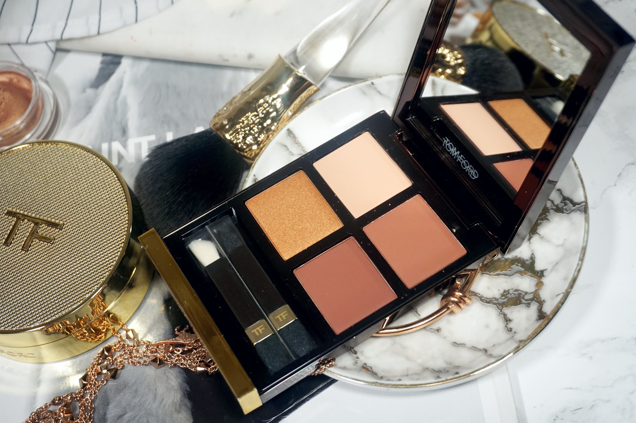 Tom Ford Desert Fox Eye Color Quad Review and Swatches