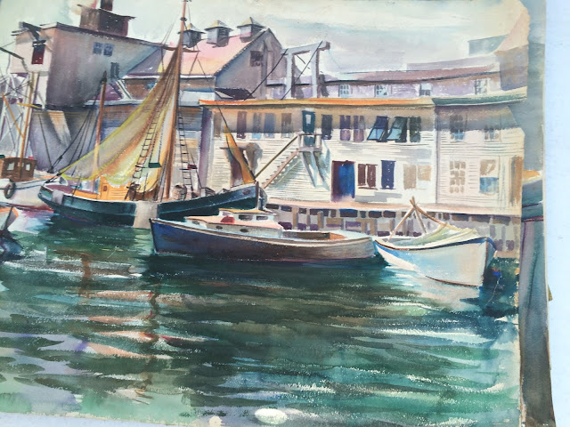 Maine Artist Francis Quirk,  Maritime Painting