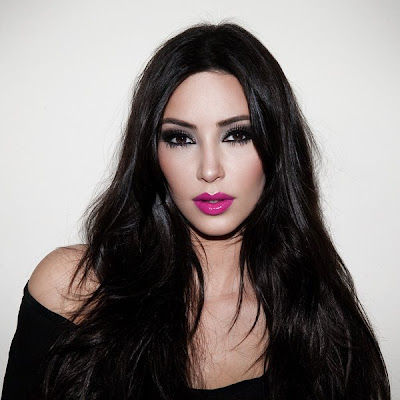 Get Kim's Face Scandalous Fuschia on Kim Kardashian