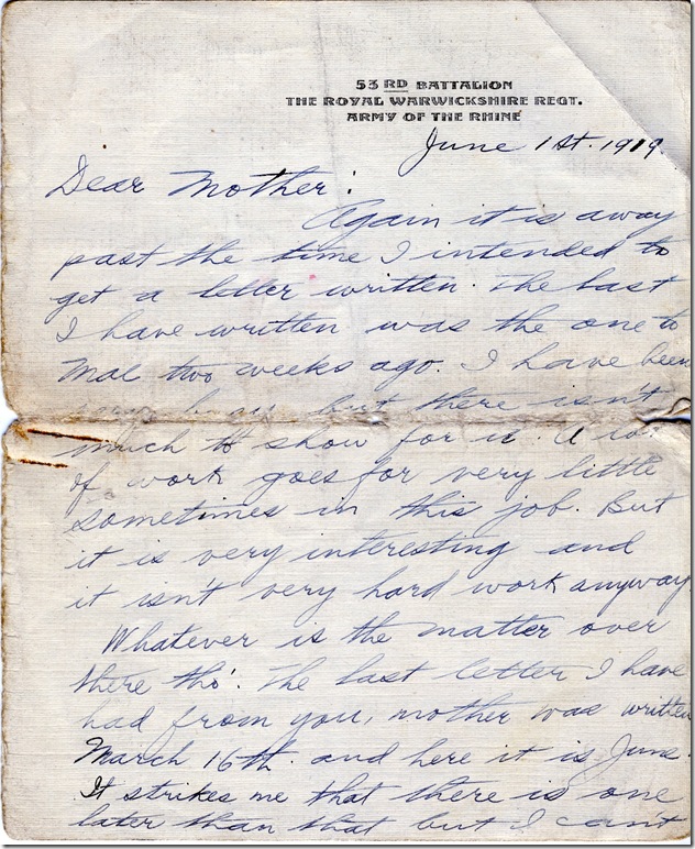 1 June 1919 1