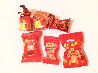 red wrapper candies