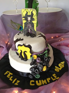 Tortas Decoradas con Malefica, parte 2