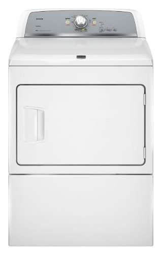 Maytag MEDX500XW Bravos X 7.4 Cu. Ft. White Electric Front Load Dryer