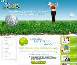 Shot online, un juego multijugador de golf gratis