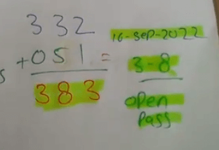 16/09/2022 3UP VIP Single digit Thailand Lottery -Thailand Lottery 3UP VIP single formula 16/09/2022