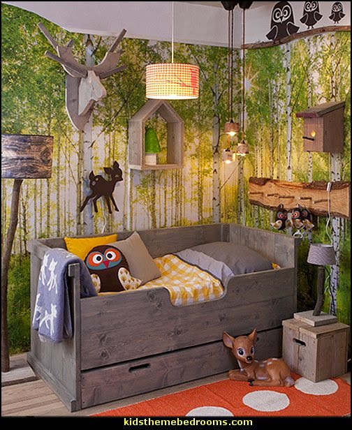 ... forest theme bedroom decorating ideas-forest animals theme bedroom