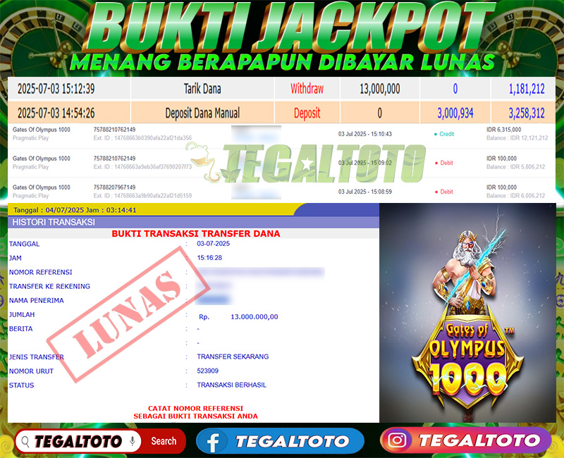 Bukti Jackpot