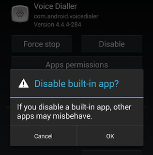 cara menghapus aplikasi bawaan android