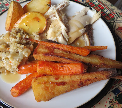 Honey Mustard Roasted Parsnips & Carrots