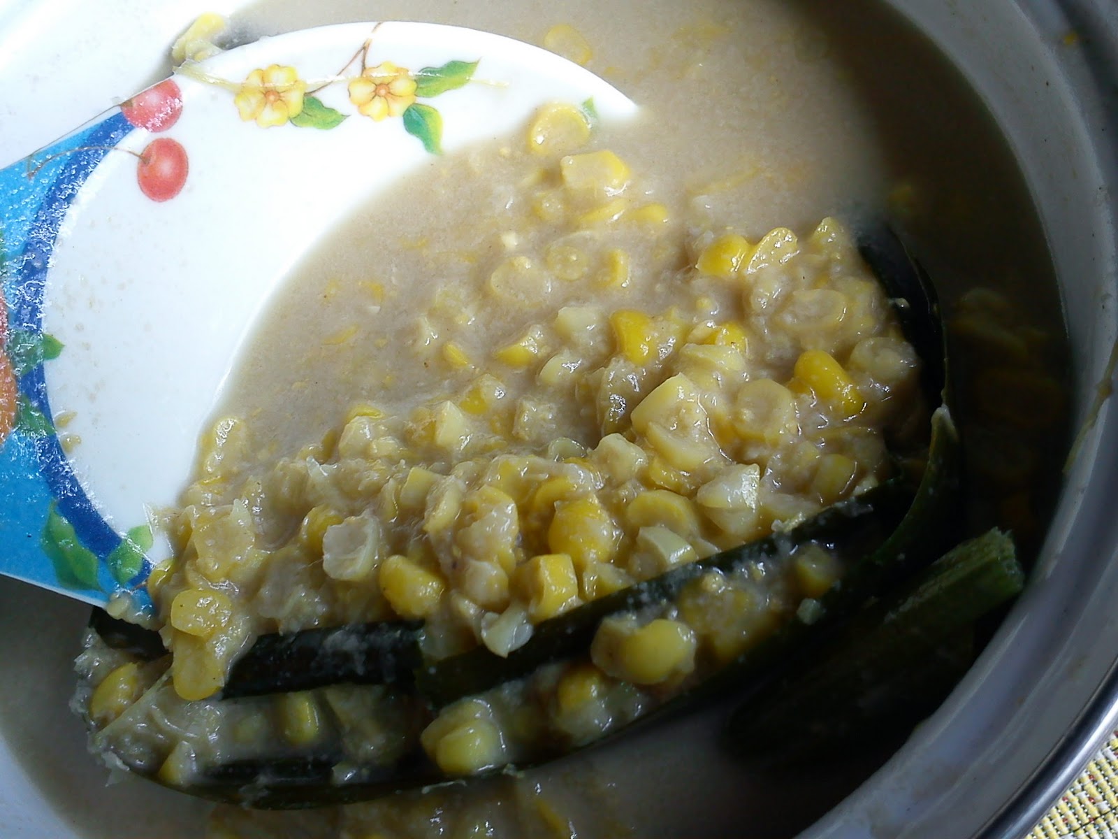 Menu: Enaknya Bubur Jagung.