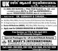 UK Nurse - without IELTS 