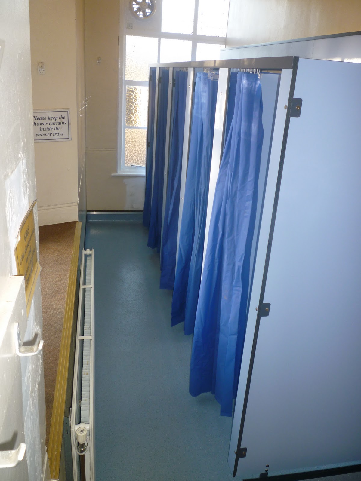 bathroom shower cubicle The Dean Field Studies Centre