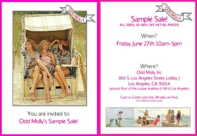 Sample Sales on Odd Molly Sample Sale