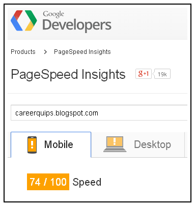 Page Speed Mobile
