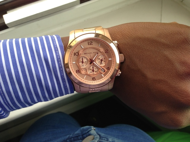 It's all about the Michael Kors Rose Gold MK8096